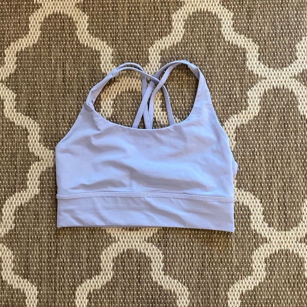 Lululemon energy, long line sports bra, size 8
